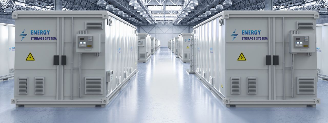 Batterilager inomhus