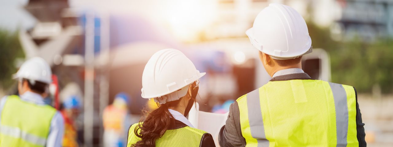 Bild på byggarbetare