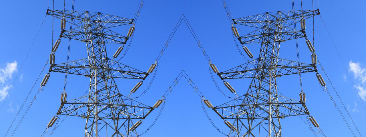 Bild på elnät