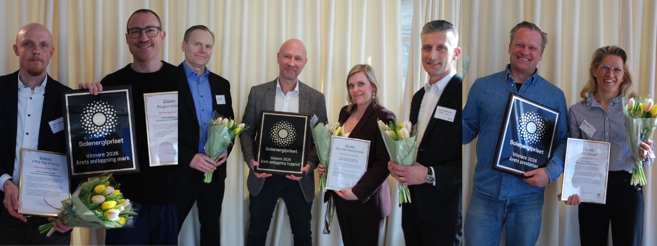 Vinnarna av Solenergipriset 2026