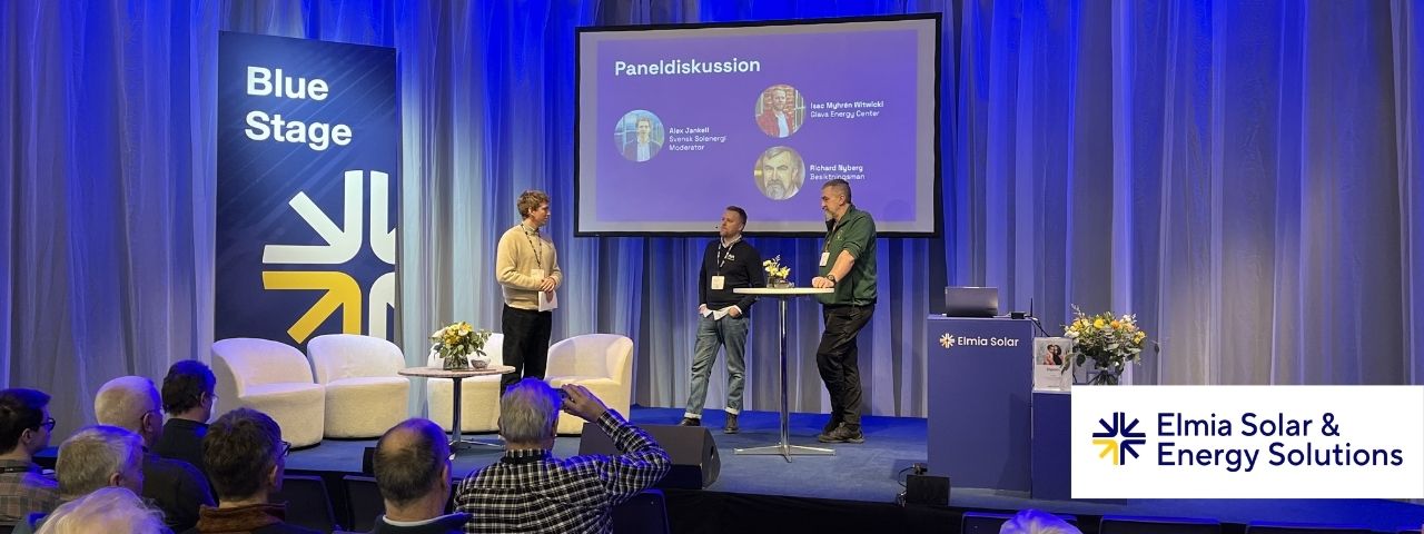 Paneldiskussion på Elmia Solar